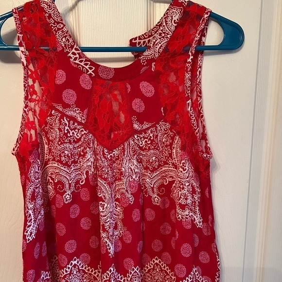 Patrons of Peace Red Tank Top Size XS - Picture 2 of 7